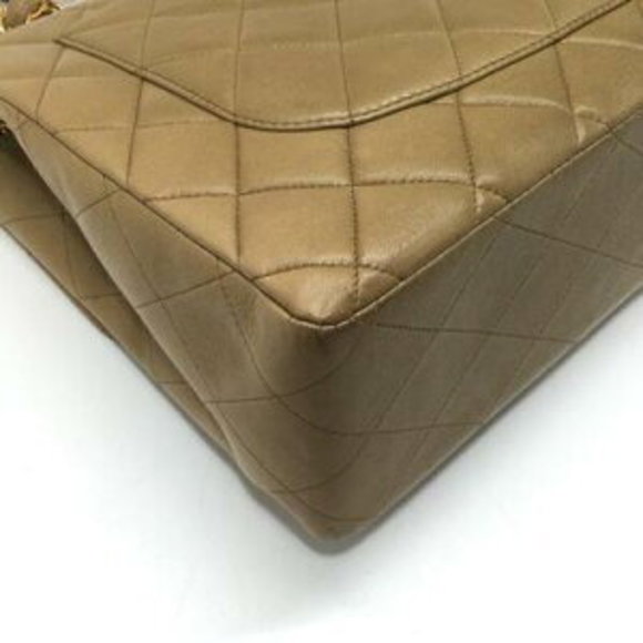 Christmas CHANEL Matelasse Chain Shoulder Bag Beige x - Picture 8 of 16